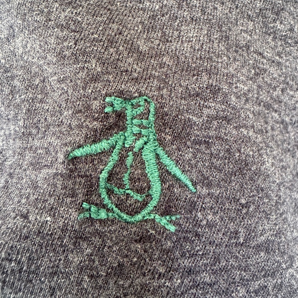 Original Penguin Blue Long Sleeve Tee - Picture 3 of 3